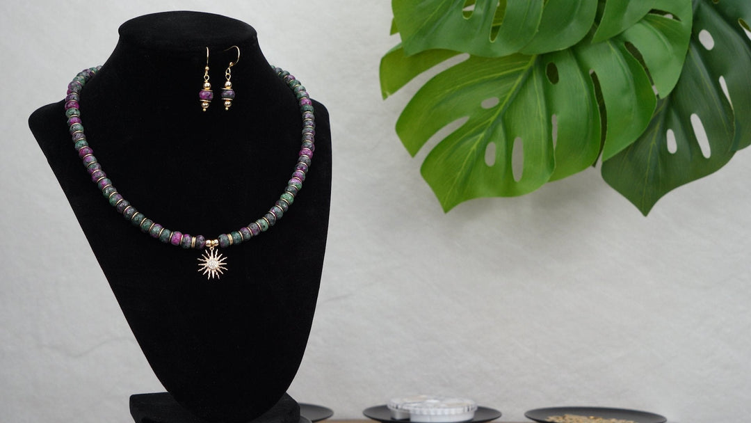 Beaded gemstone necklaces are a beautiful addition to any jewelry collection. They come in a wide range of styles, colors, and designs, and can be worn to enhance any outfit. VIEW  our collection of handmade beaded gemstone necklaces. 