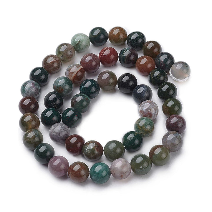 Indian Agate Beads, Semi-Precious Stone Beads
