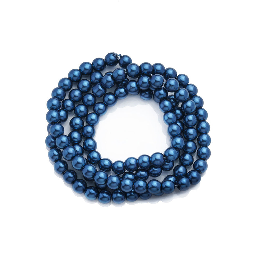 Glass Pearl Beads Strands, Round, Royal Blue Color Pearls for DIY Jewelry Making.

Glass Pearl Beads, Round, Royal Blue Beads for DIY Jewelry Making.

Size: 6mm in diameter
