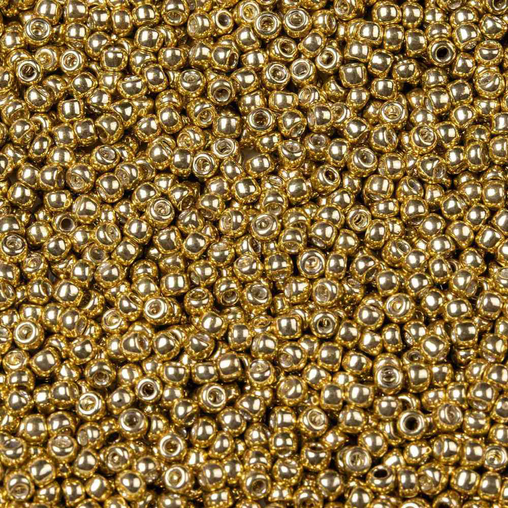TOHO 11/0 Japanese Glass Seed Beads (557) Gold Metallic