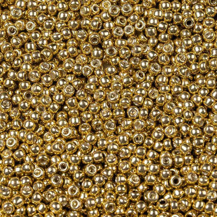 TOHO 11/0 Japanese Glass Seed Beads (557) Gold Metallic