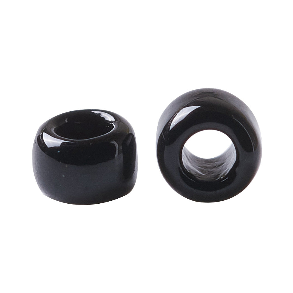 TOHO 11/0 Japanese Glass Seed Beads (49) Opaque Jet Black