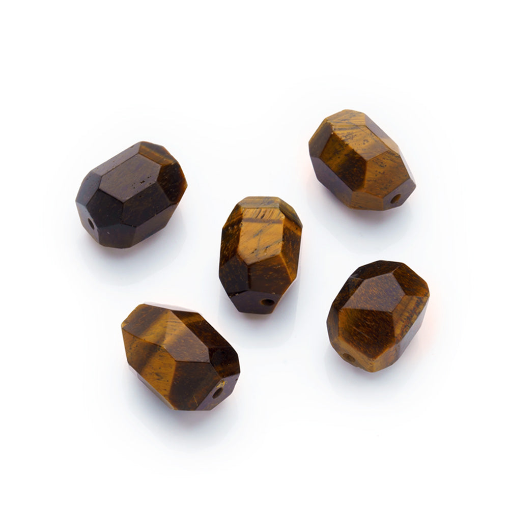Discover the treasures of nature with these exquisite Tiger Eye Beads! These genuine gemstones sparkle in deep, dark Gold, Yellow and Brown hues, giving it a cat eye effect. Perfect for adding a magical touch to any jewelry design. With sizes ranging between 15-22x8-17mm, these large nuggets are sure to provide an eye-catching sparkle. Get creative and explore the beauty of these amazing semi-precious stones!
