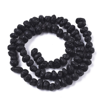 luster lava rock nugets, lava beads, natural lava bead nuggets for DIY Jewelry making. Lava Stone Nuggets perfect for necklaces. Black Lava Rock beads, semi-precious stone beads