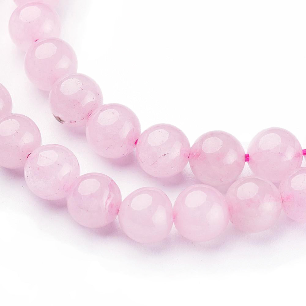 Rose Quartz Beads, Semi-Precious Stone, 6mm, 64pcs/strand