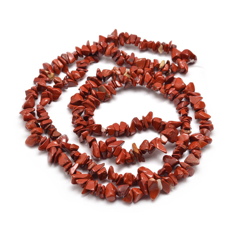 Red Jasper Chip Beads, Multi-color, Red Color. Semi-Precious Stone Chips for Jewelry Making. Affordable High Quality Beads  Size: approx. 5~8mm wide, 5~8mm long, hole: 1mm; about 31.5 inches long.  Material: Genuine Natural Red Jasper Chip Bead Strands. Red Jasper Chips. Polished, Shinny Finish.