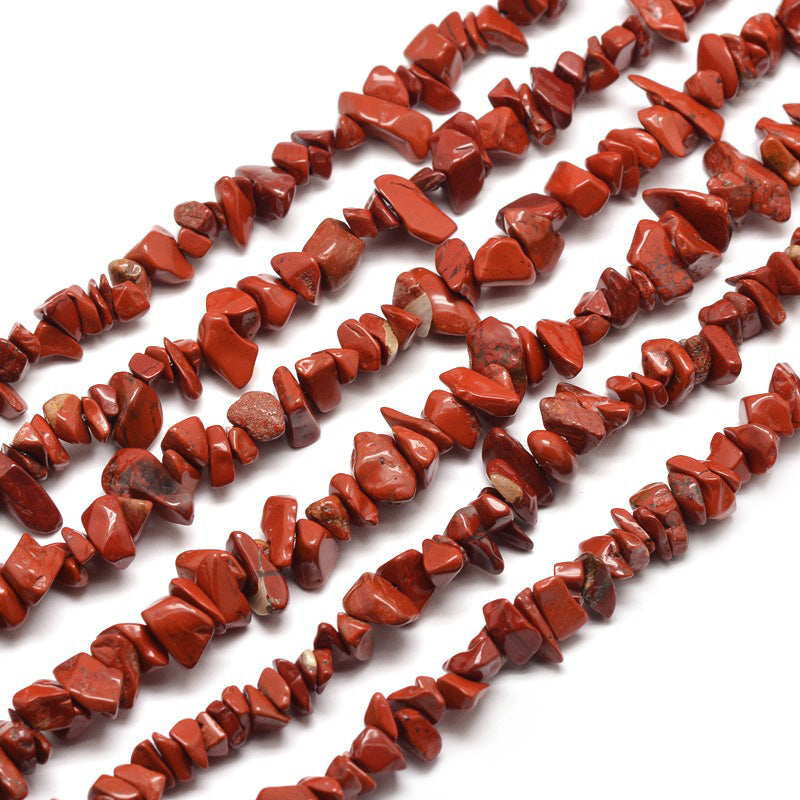 Red Jasper Chip Beads, Multi-color, Red Color. Semi-Precious Stone Chips for Jewelry Making. Affordable High Quality Beads  Size: approx. 5~8mm wide, 5~8mm long, hole: 1mm; about 31.5 inches long.  Material: Genuine Natural Red Jasper Chip Bead Strands. Red Jasper Chips. Polished, Shinny Finish.