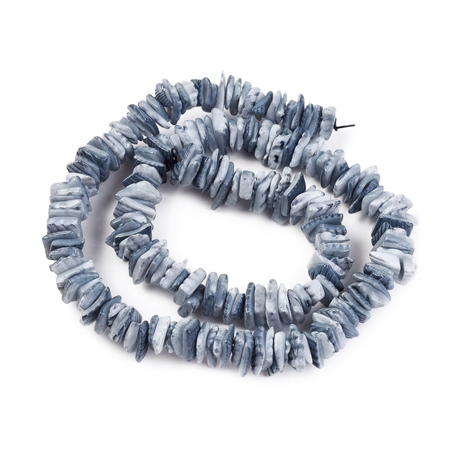 Freshwater Shell Beads, Square Chips Shape, Light Blue Color. Freshwater Shell Beads for Jewelry Making. Affordable High Quality Beads for Jewelry Making.  Size: 10-13mm Long, 8-10 Wide, 2-4mm Thick, Hole: 0.5mm; approx. 15" inches long.  Material: The Beads are Natural Freshwater Shell Beads, Square Chip Shaped, dyed Light Blue color. Shinny Finish.