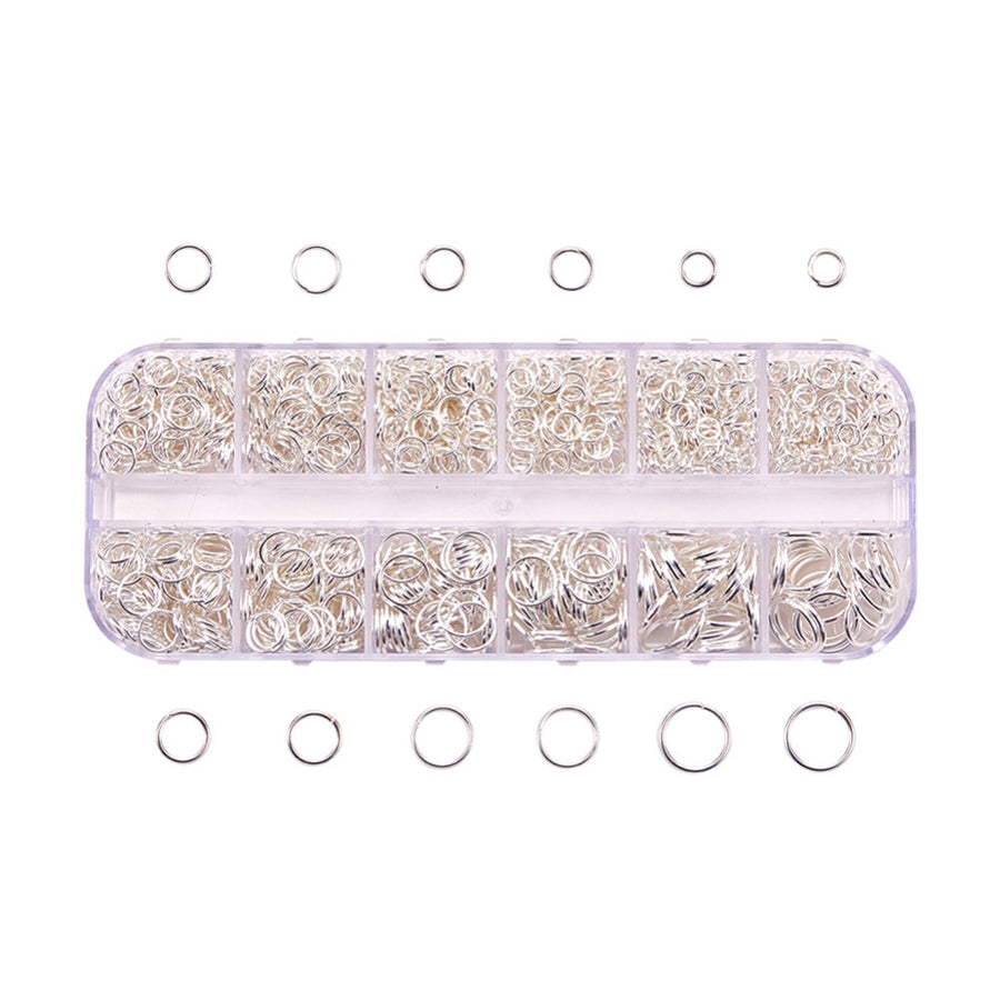 DIY Jewelry Making Kit. Silver Jump Rings, Multi Size Jewelry Making Set. 