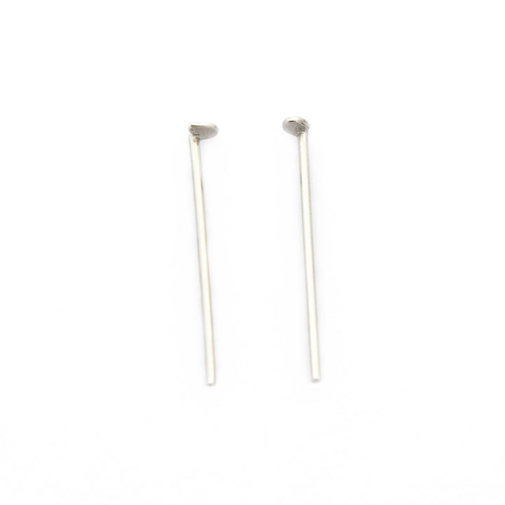 304 Stainless Steel Flat Head Pins, 26x0.6mm, approx. 100pcs/package