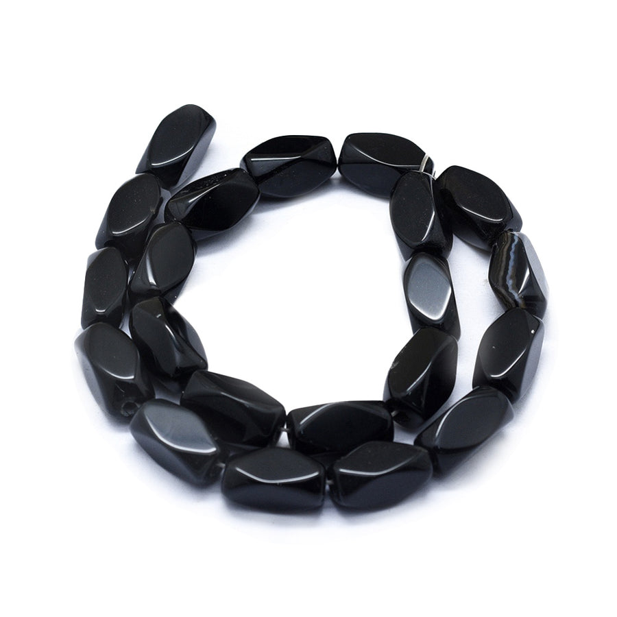 Natural Agate Beads, Round, Black Agate. Semi-Precious Gemstone Beads for Jewelry Making.   Size: 7-8mm Diameter, 14-16mm Length, Hole: 1.4mm; approx. 46pcs/strand, 12" Inches.  Material: Natural Agate Stone Beads Dyed Black Color. Polished, Shinny Finish.