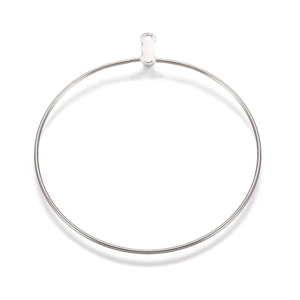 Earring Hoops, Antique Silver Color. Size: 40mm, 10 pcs/package.  Material: Alloy, Round, Closed Hoop Earrings. Antique Silver Color, Shinny Finish.  Wide Application: The Hoops are Suitable for making Your Own Earrings. Great Addition to Your Jewelry Making Collection.